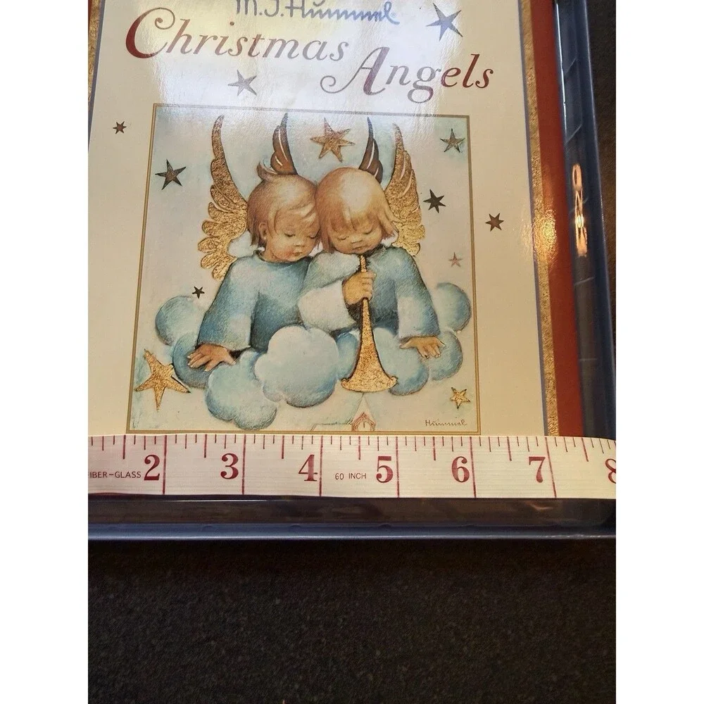 M. J. Hummel Christmas Angels Book and Ornament Gift Set 2004 Retro Holidays